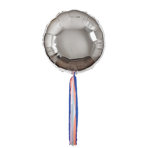 [MeriMeri] silver Foil Balloon Kit (x 6)
